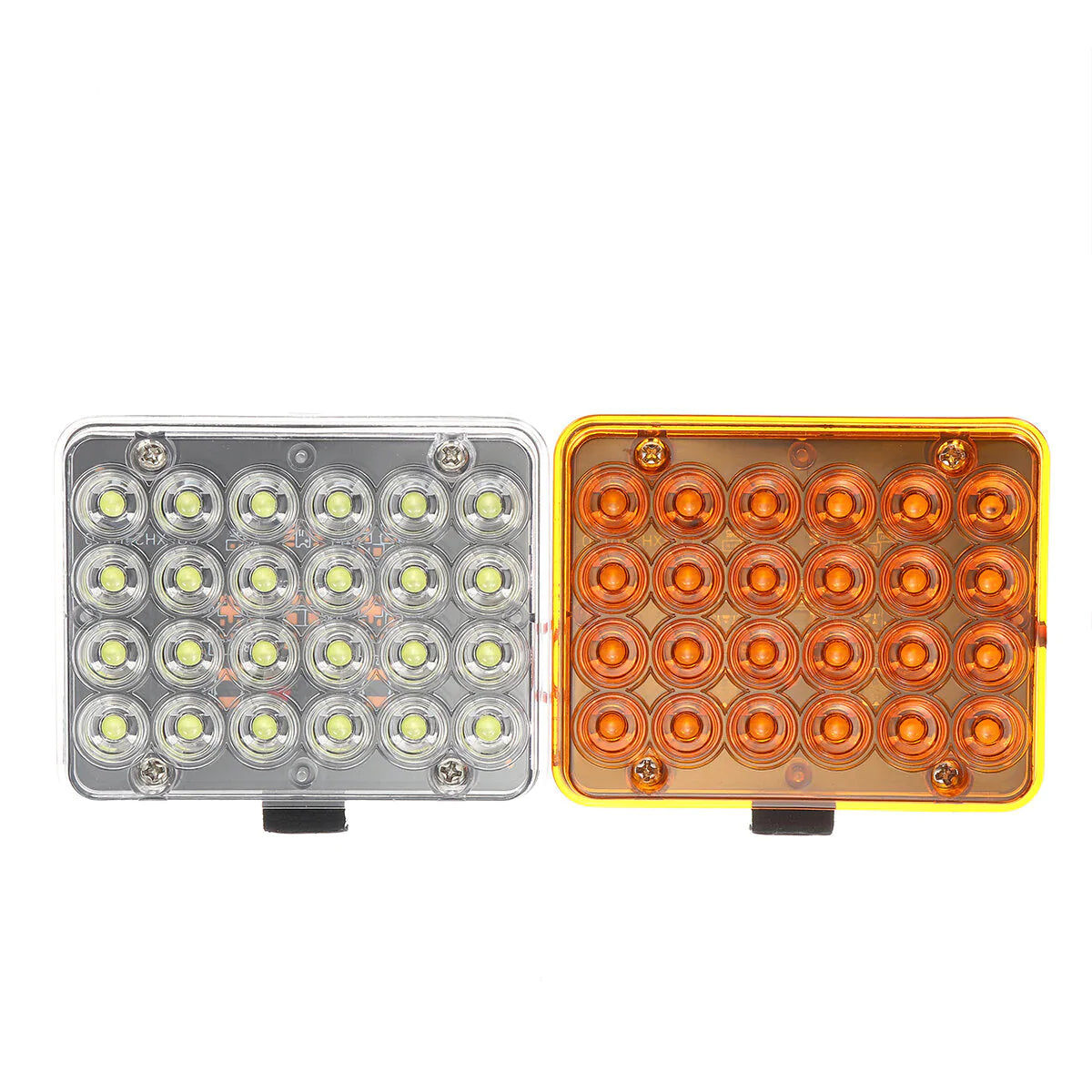 12V LED Amber Emergency Strobe Light Bar for Car and Truck