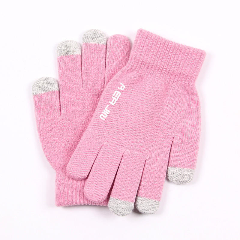 Warm Knitted Touch Screen Cut-Resistant Gloves