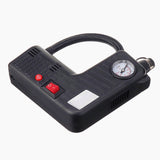 12V Portable Air Tire Inflator Pump with LED Safety Hammer for Motorcycle, Electric Car, and Bike