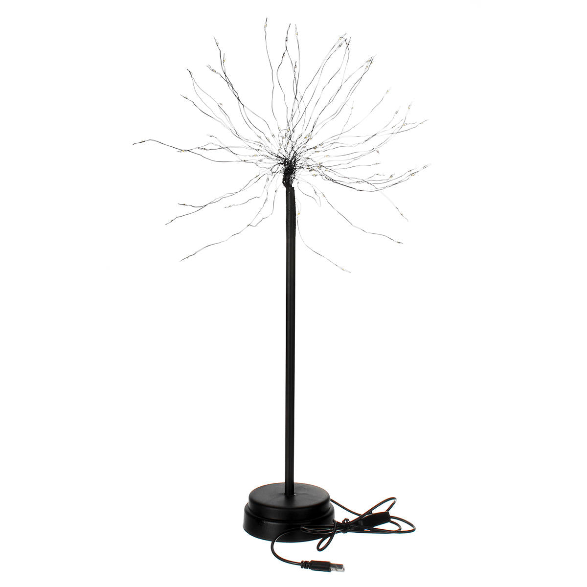 100 LED Dandelion Firework Night Light - USB Powered for Garden, Wedding, Party, Christmas Decor