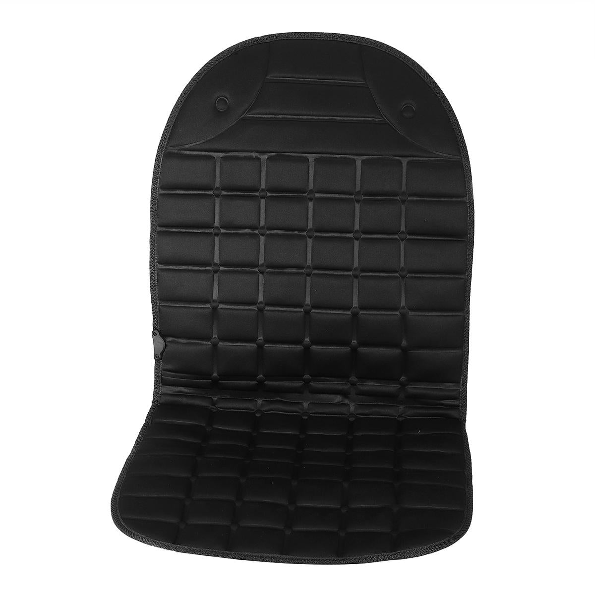 12V 30W Polyester Heated Car Seat Cushion - Winter Electric Warmer Mat for Front Seats