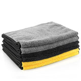 6PCS 16x32in Super Thick Soft Plush Microfiber Car Cleaning Towels - Convenient and Highly Absorbent