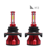 Mini 4-Side COB LED Headlight Bulbs 72W - High Brightness, Energy Efficient, Easy Installation