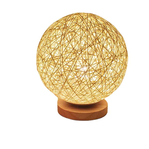 Ball Night Light Table Lamp - Bedside Bedroom Decor & Valentine Gift