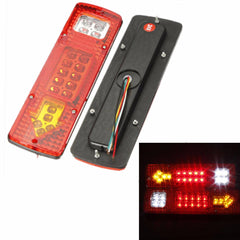 2X 12V 19 LED Yellow Rear Light Indicator Lamp for Car Truck