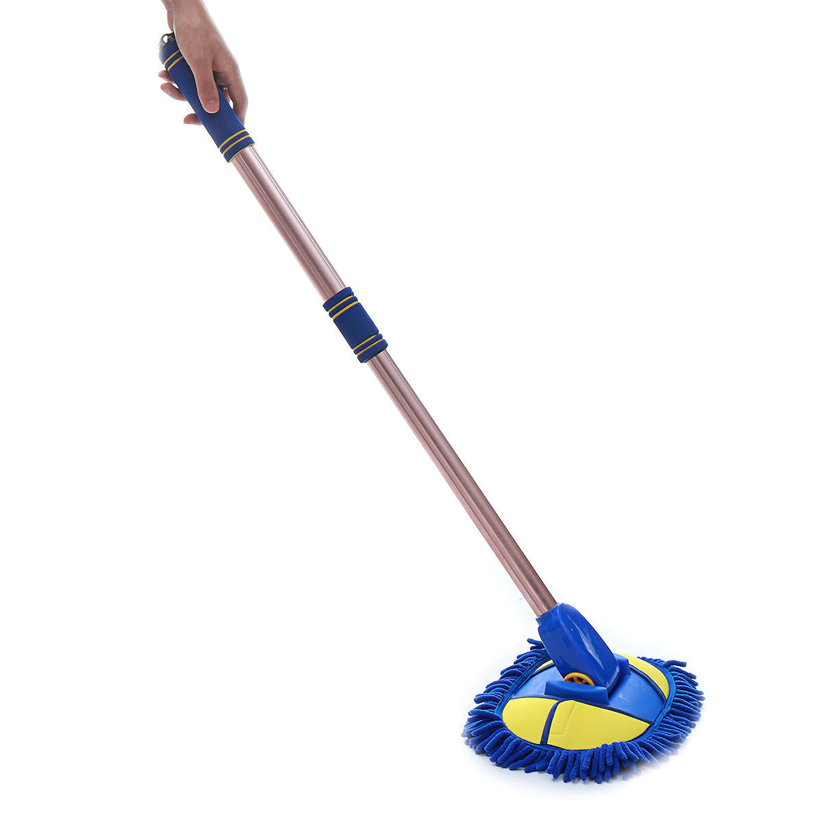 Adjustable Telescopic Chenille Mop - Soft Cleaning Brush Tool for Easy Wiping