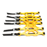 3PCS TPU Car Tire Snow Chains - Anti-Skid Safety Belts for Winter Driving