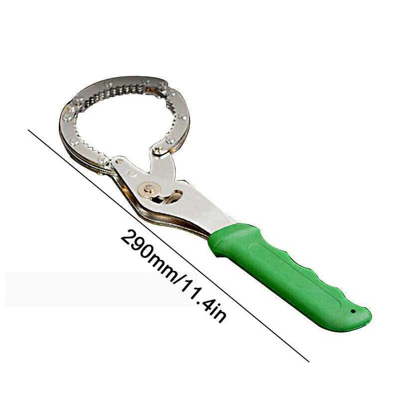 Adjustable 60-110mm Car & Motorcycle Oil Filter Wrench Handcuff Style Spanner Remover Tool