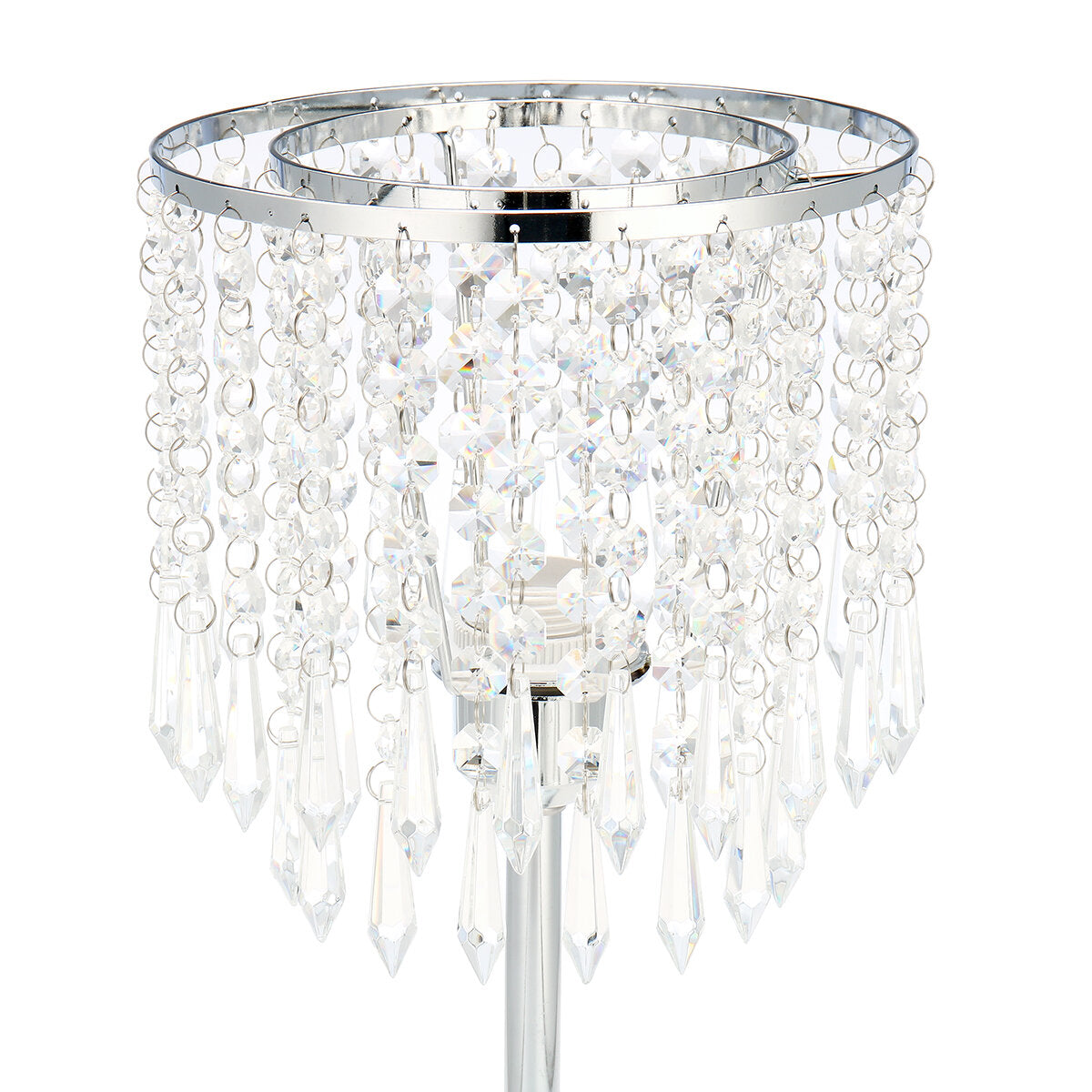 Modern Crystal Table Pendant Lamps - Dimmable Desk Lamp for Bedroom, Living Room, Wedding Decoration