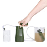 Portable Water Filter for Camping, Hiking, Fishing, Emergency, Disaster Survival - Filtration System Purifier