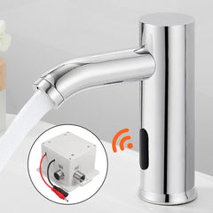 Induction Sensor Stainless Steel Faucet - Single Cold/Hot & Cold Basin Tap