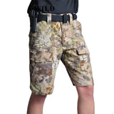 Men's Summer Tactical Cargo Shorts - Multi-Pocket Military Hiking Clothes