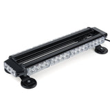 12V 20" 38 LED Amber Emergency Strobe Light Bar for Car, Truck, Boat - Double-Sided Roof Lamp