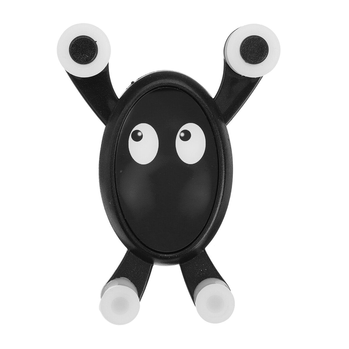Gravity Automatic Air Vent Car Phone Holder - Cartoon Buckle ABS Stand Mount for iPhone X
