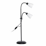 Modern Double Head Floor Lamp with Adjustable Lampshade for Reading, Home Use, AC220V