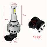 COB LED Car Headlights 60W 11000LM 6500K White Fog Bulbs for Auto and Motorcycle Headlamps