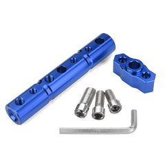 Motorcycle Phone GPS Holder & Headlight Bracket Bar 8/10mm - Rearview Mirror Extender DIY Kit