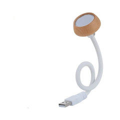 1W Flexible USB Wood LED Reading Lamp Night Light for PC, Laptop, Notebook, Power Bank