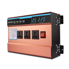 6000W Peak Solar Power Inverter - DC 12V/24V to AC 220V Converter