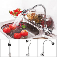 360 Degree Swivel Spout Single Handle Kitchen Sink Faucet with Pull Down Spray Mixer Tap