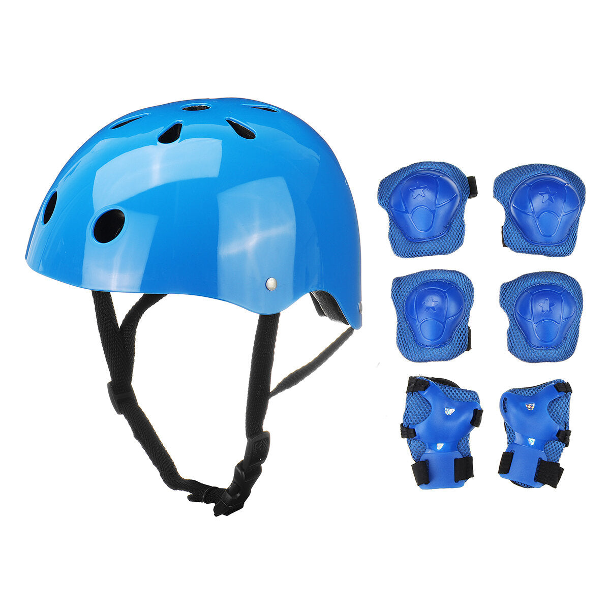 7PCS Kids Safety Gear Set: Helmet, Knee & Elbow Pads for Skating & Biking