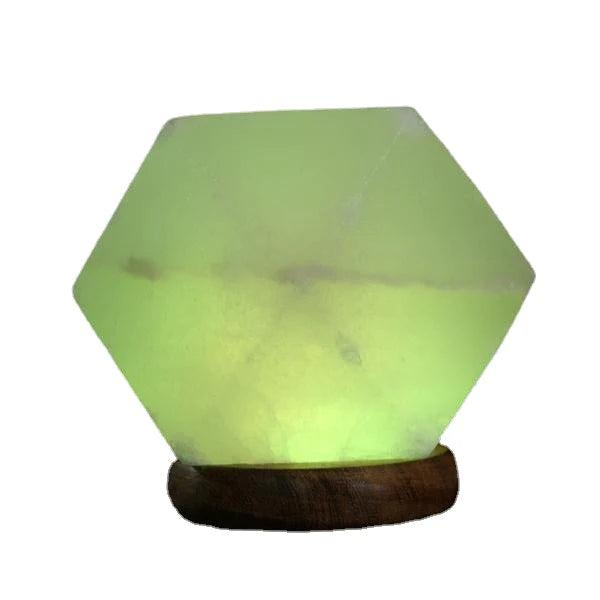 Colorful LED Natural Crystal Rock USB Salt Lamp Night Light Decor