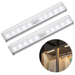 6/10 LEDs PIR Motion Sensor Light for Closet, Wardrobe, Bed, Under Cabinet, Stairs, Kitchen Night Light