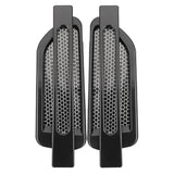 Pair Black Car Side Air Flow Fender Stickers Intake Vent Grille Cover Decor