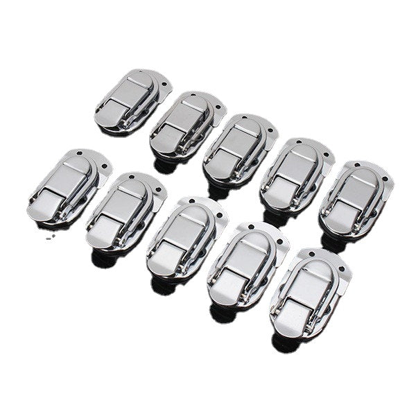 10pcs Spring Draw Toggle Latch for Chest, Suitcase, Wooden Box, Aluminum Box Accessories