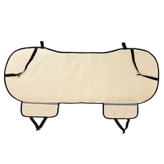 Universal PU Leather Car Rear Seat Cover - 138x49cm Seat Protector Cushion Pad