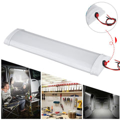 12V-80V 28CM LED Interior Light Strip with ON/OFF Switch for Car, Van, Bus, Caravan, Truck