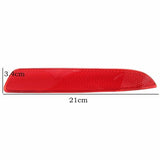 Red Rear Bumper Reflector Light - Right Side