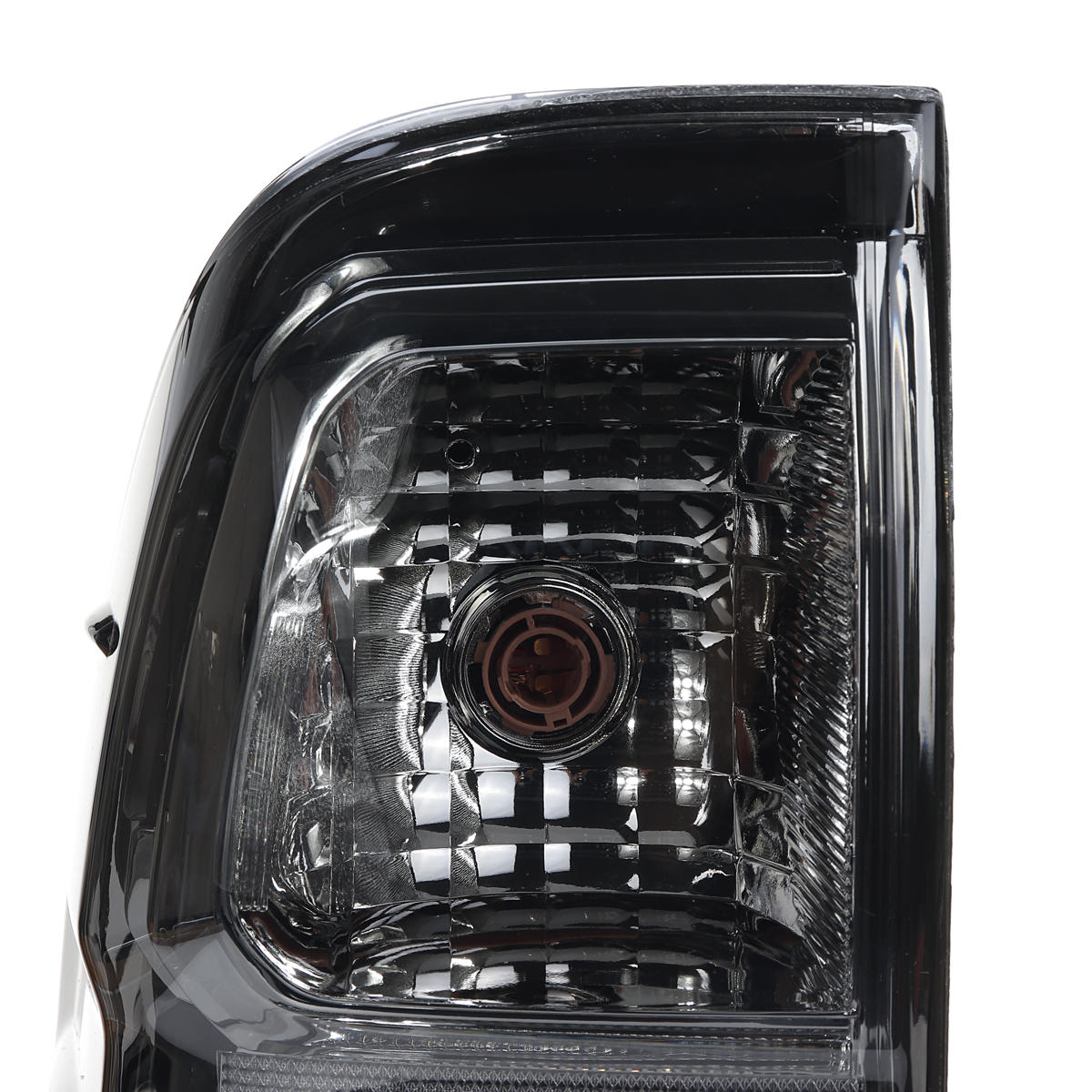 Car Rear Left/Right Tail Brake Light Assembly with Wiring - Smoke Black