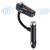 Wireless Bluetooth 4.0 Car Kit: FM Transmitter & MP3 Player for Smartphones