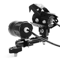 Motorcycle Phone GPS Holder & Headlight Bracket Bar 8/10mm - Rearview Mirror Extender DIY Kit