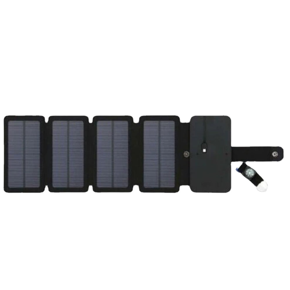 Tragbares 10-W-Solarladegerät mit USB-Ausgang für Smartphones – faltbare Solarmodule 5 V 2,1 A