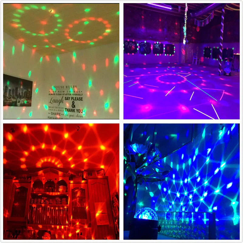 Bluetooth Remote Control Dome Crystal Magic Ball Stage Light