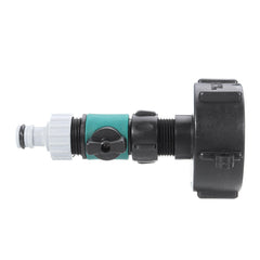 Ton Barrel Water Tank Connector: Garden Tap Thread Plastic Fitting Tool Adapter - Quick Outlet Type