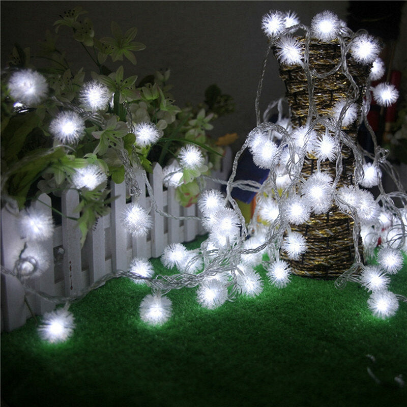 4M 40LED Multi-color Snow Fairy String Lights - Flexible, Portable, High Brightness