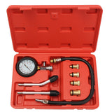 Pro Petrol Gas Engine Compression Tester & Oil Pressure Gauge Kit for Motor Auto