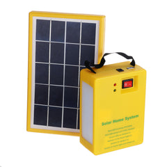 Solar Panel Power Generator Kit 5V USB Charger with 2 LED Bulbs for Home and Outdoor Use