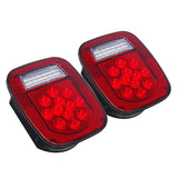 2PCS LED Tail Lights - Brake, Reverse, Turn Signal Lamps