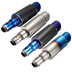 38-51mm Stainless Steel/Carbon Exhaust Muffler Pipe Silencer for Motorcycle Street Racing Bike