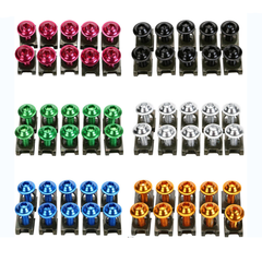 10Pcs M6 Fairing Bolt Kit Bodywork Fastener Clips Screws for Motorcycle Sportbike