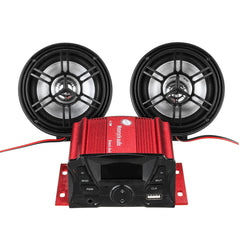 12V Bluetooth Motorcycle Audio Speaker System with Alarm and MP3 Player