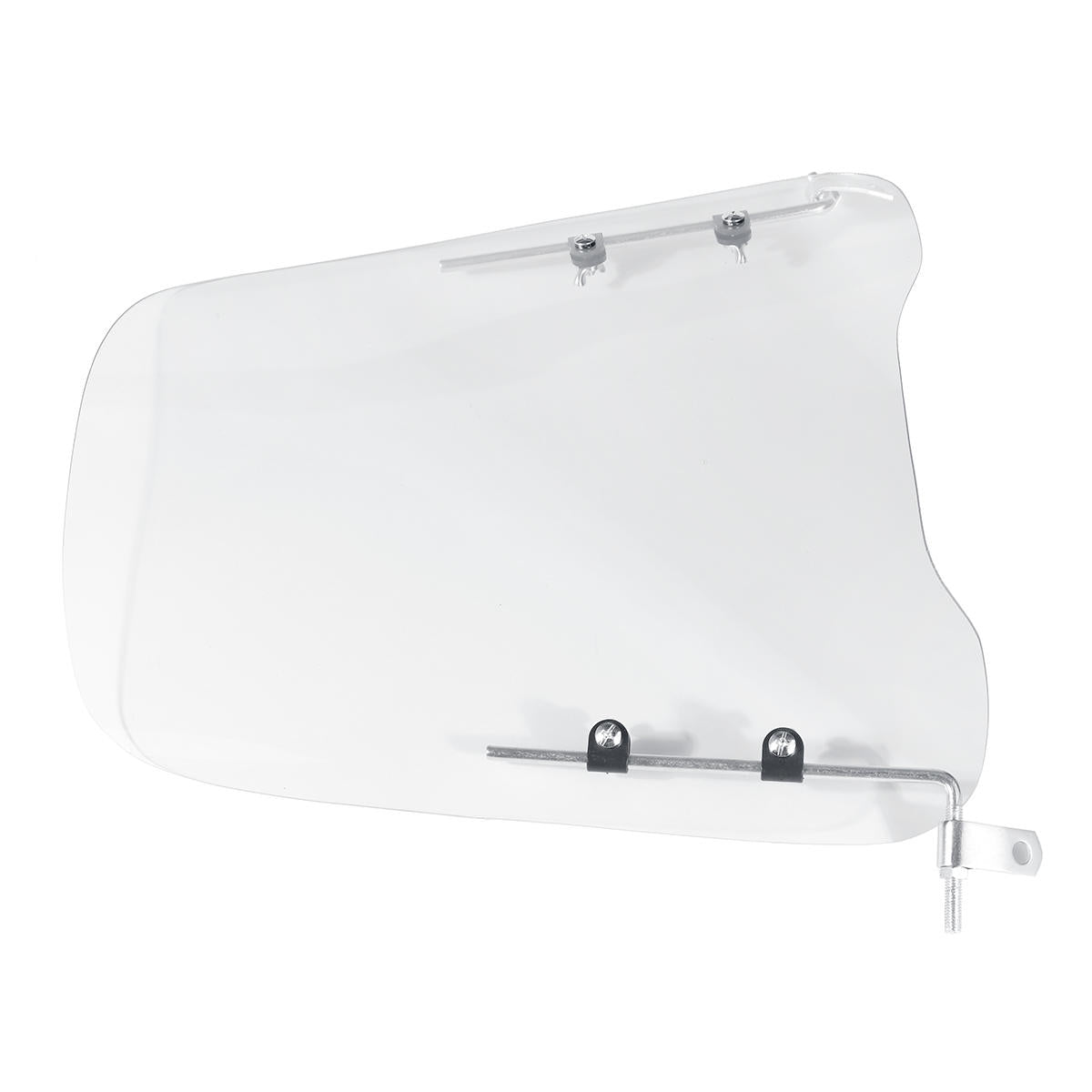 Universal Motorcycle Clear Windshield Deflector - 3mm Thick Scooter Windscreen