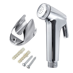 Handheld Shower Head Douche Bidet Toilet Sprayer with 1.2m Hose Clean Kit