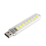 USB LED Lamp for Camping, Night Light, Power Bank, PC, and Laptop