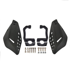 Universal 7/8" 22mm Motorcycle Hand Guards - 7 Colors, Carbon Fiber, Anti-Fall, Protect Brake Lever & Windshield