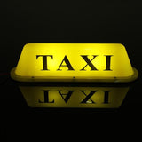 Waterproof 12V Taxi Roof LED Sign Light with Magnetic Base and Car Lighter Plug